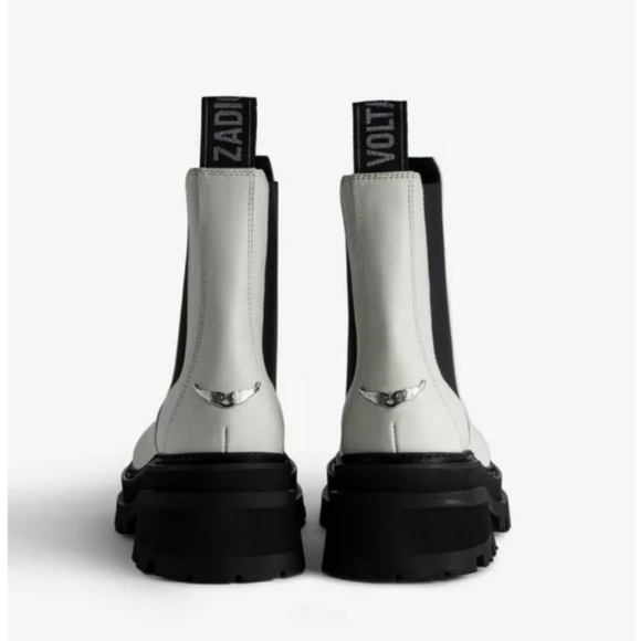 New Zadig & Voltaire Ride Ankle Leather Boots - Picture 4 of 13